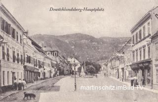 Deutschlandsberg, Hauptplatz - Deutschlandsberg - alte historische Fotos Ansichten Bilder Aufnahmen Ansichtskarten 