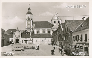 Pöllau - Hauptplatz - Hartberg - alte historische Fotos Ansichten Bilder Aufnahmen Ansichtskarten 