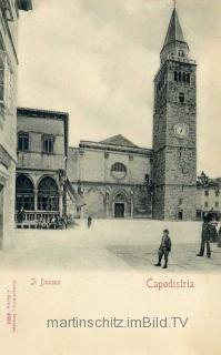 Capodistria,Kathedrale Mariä Himmelfahrt - Slowenien - alte historische Fotos Ansichten Bilder Aufnahmen Ansichtskarten 
