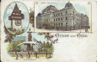 Gruss aus Graz - Graz(Stadt) - alte historische Fotos Ansichten Bilder Aufnahmen Ansichtskarten 