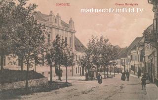 Gonobitz, Oberer Marktplatz - Slowenien - alte historische Fotos Ansichten Bilder Aufnahmen Ansichtskarten 