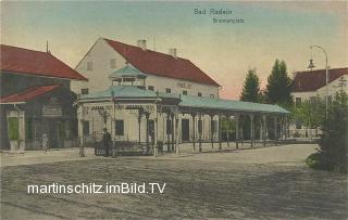 Bad Radein Brunnenplatz - Slowenien - alte historische Fotos Ansichten Bilder Aufnahmen Ansichtskarten 