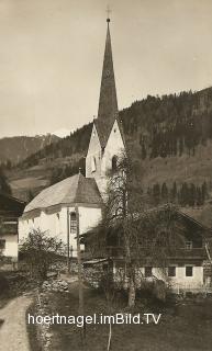 Thurn, Kirchweg - Thurn - alte historische Fotos Ansichten Bilder Aufnahmen Ansichtskarten 