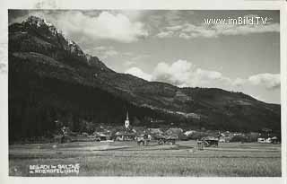 Dellach im Gailtal mit Reiskofel - Dellach - alte historische Fotos Ansichten Bilder Aufnahmen Ansichtskarten 