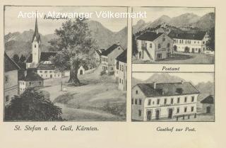 St. Stefan im Gailtal Ortsansicht - Hermagor - alte historische Fotos Ansichten Bilder Aufnahmen Ansichtskarten 