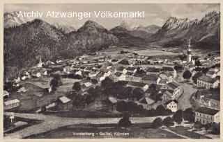 Vorderberg  im Gailtal, Ortsansicht  - Hermagor - alte historische Fotos Ansichten Bilder Aufnahmen Ansichtskarten 