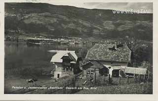 Jausenstation Seefriede - Ossiach - alte historische Fotos Ansichten Bilder Aufnahmen Ansichtskarten 