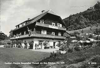 Gasthof Pension Burgstaller in Ossiach - Ossiach - alte historische Fotos Ansichten Bilder Aufnahmen Ansichtskarten 