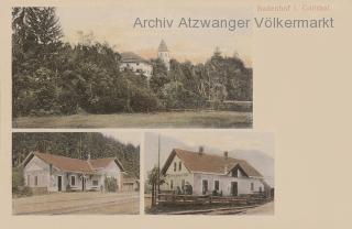 Bahnstation St. Stefan Vorderberg - St. Stefan im Gailtal - alte historische Fotos Ansichten Bilder Aufnahmen Ansichtskarten 