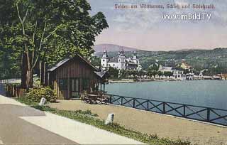 Velden - Schloss und Schlosscafe - alte historische Fotos Ansichten Bilder Aufnahmen Ansichtskarten 