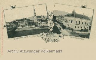 Villach Trattengasse, Mayer Möbelfabrikation - Europa - alte historische Fotos Ansichten Bilder Aufnahmen Ansichtskarten 