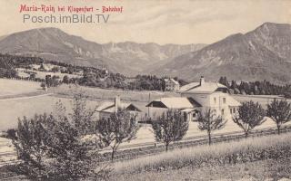 Maria Rain, Bahnhof - Klagenfurt Land - alte historische Fotos Ansichten Bilder Aufnahmen Ansichtskarten 