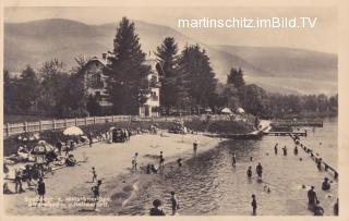 Seeboden, Strandbad und Kaffee Ertl - Seeboden - alte historische Fotos Ansichten Bilder Aufnahmen Ansichtskarten 