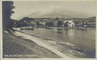 Seebrücke - Seeboden - Seeboden - alte historische Fotos Ansichten Bilder Aufnahmen Ansichtskarten 