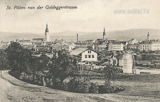 St. Pölten - Goldeggerstrasse - Sankt Pölten(Stadt) - alte historische Fotos Ansichten Bilder Aufnahmen Ansichtskarten 