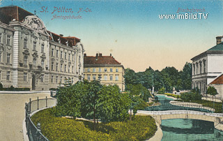 St. Pölten - Amtsgebäude - Niederösterreich - alte historische Fotos Ansichten Bilder Aufnahmen Ansichtskarten 