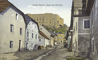 Gmünd - Alte Burg - Gmünd in Kärnten - alte historische Fotos Ansichten Bilder Aufnahmen Ansichtskarten 