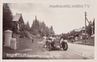 Katschberg-Höhe - VerlagFranz Knollmüller, Graz  - Rennweg am Katschberg - alte historische Fotos Ansichten Bilder Aufnahmen Ansichtskarten 