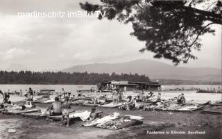 Faak am See, Sandbank - Faak am See - alte historische Fotos Ansichten Bilder Aufnahmen Ansichtskarten 