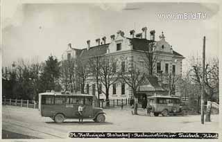 Althofen - Bahnhofrestauration Kollinger - Sankt Veit an der Glan - alte historische Fotos Ansichten Bilder Aufnahmen Ansichtskarten 