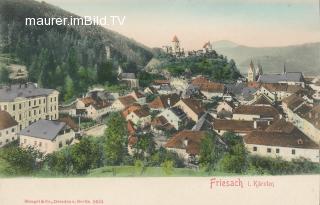 Blick über Friesach - Sankt Veit an der Glan - alte historische Fotos Ansichten Bilder Aufnahmen Ansichtskarten 
