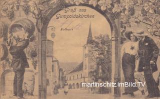 Gumpoldkirchen, Rathaus - Mödling - alte historische Fotos Ansichten Bilder Aufnahmen Ansichtskarten 