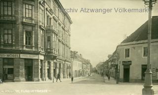 Villach Eugenstrasse, heute Italienerstrasse - Kärnten - alte historische Fotos Ansichten Bilder Aufnahmen Ansichtskarten 