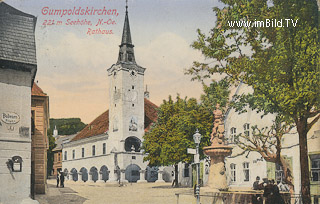 Gumpoldskirchen - Rathaus - Niederösterreich - alte historische Fotos Ansichten Bilder Aufnahmen Ansichtskarten 