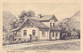 Kuchlings Gasthaus - St. Andrä - alte historische Fotos Ansichten Bilder Aufnahmen Ansichtskarten 