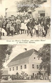 Das Gasthaus Moser in Maria Gail - Maria Gail - alte historische Fotos Ansichten Bilder Aufnahmen Ansichtskarten 