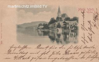 Kirche Maria Wörth - Klagenfurt Land - alte historische Fotos Ansichten Bilder Aufnahmen Ansichtskarten 