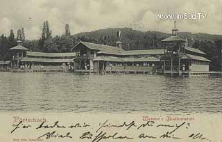 Badeanstalt Werzer - Klagenfurt Land - alte historische Fotos Ansichten Bilder Aufnahmen Ansichtskarten 