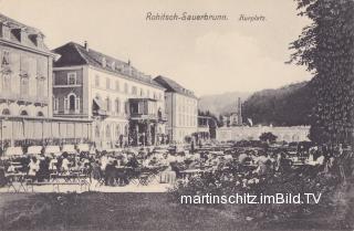 Rohitsch-Sauerbrunn, Kurplatz - Sann-Gegend (Savinjska) - alte historische Fotos Ansichten Bilder Aufnahmen Ansichtskarten 