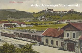 Althofen Bahnhof - Althofen - alte historische Fotos Ansichten Bilder Aufnahmen Ansichtskarten 