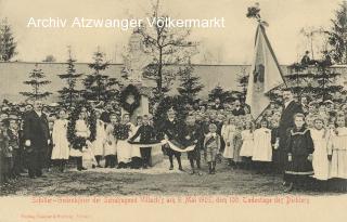 Villach, Schiller Gedenkfeier - Peraustraße - alte historische Fotos Ansichten Bilder Aufnahmen Ansichtskarten 