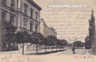 Villach, K.k. Gymnasium Peraustraße - Peraustraße - alte historische Fotos Ansichten Bilder Aufnahmen Ansichtskarten 