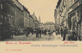 Klagenfurt Alter Platz - Innere Stadt  (1. Bez) - alte historische Fotos Ansichten Bilder Aufnahmen Ansichtskarten 