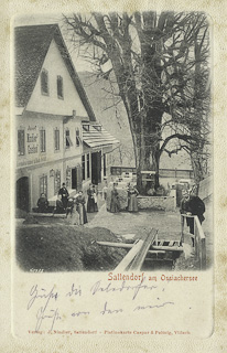 Gasthof Nindler - Sattendorf - alte historische Fotos Ansichten Bilder Aufnahmen Ansichtskarten 