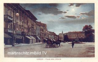 Görz, Piazza della Vittoria  - Italien - alte historische Fotos Ansichten Bilder Aufnahmen Ansichtskarten 