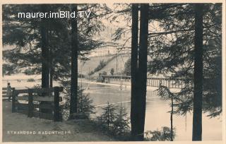 Strandbad Radenthein - Radenthein - alte historische Fotos Ansichten Bilder Aufnahmen Ansichtskarten 