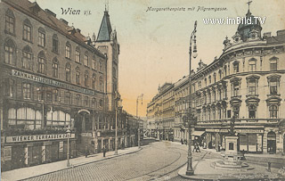 Margarethenplatz - Pilgramgasse - Wien - alte historische Fotos Ansichten Bilder Aufnahmen Ansichtskarten 