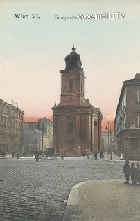 Gumpendorfer Kirche - Wien  6.,Mariahilf - alte historische Fotos Ansichten Bilder Aufnahmen Ansichtskarten 