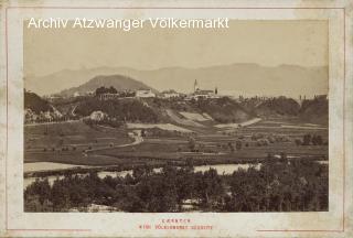 Völkermarkt Südansicht - KAB - Völkermarkt - alte historische Fotos Ansichten Bilder Aufnahmen Ansichtskarten 