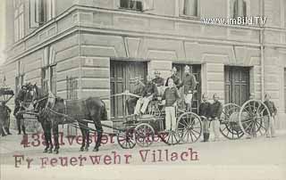 Villacher Feuerwehr - Kärnten - alte historische Fotos Ansichten Bilder Aufnahmen Ansichtskarten 