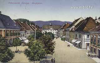 Völkermarkt Hauptplatz - Völkermarkt - alte historische Fotos Ansichten Bilder Aufnahmen Ansichtskarten 