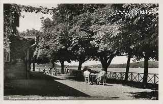 Klopeiner See - Gastgarten Erholungsheim - Völkermarkt - alte historische Fotos Ansichten Bilder Aufnahmen Ansichtskarten 