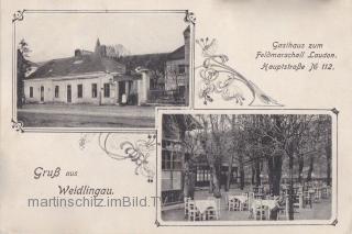 2 Bild Litho Karte Weidlingau - Wien 14.,Penzing - alte historische Fotos Ansichten Bilder Aufnahmen Ansichtskarten 