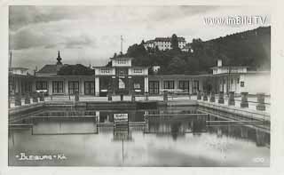 Freibad Bleiburg - Völkermarkt - alte historische Fotos Ansichten Bilder Aufnahmen Ansichtskarten 