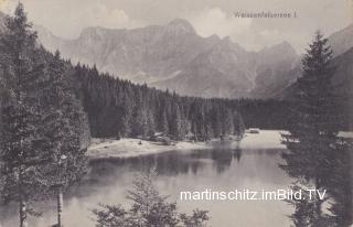 Weissenfelsersee I  - Cave del Predil - Raibl - alte historische Fotos Ansichten Bilder Aufnahmen Ansichtskarten 
