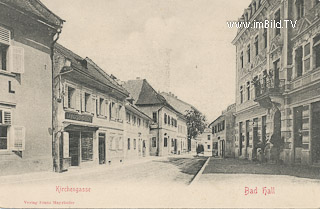 Bad Hall - Kirchengasse - Steyr-Land - alte historische Fotos Ansichten Bilder Aufnahmen Ansichtskarten 